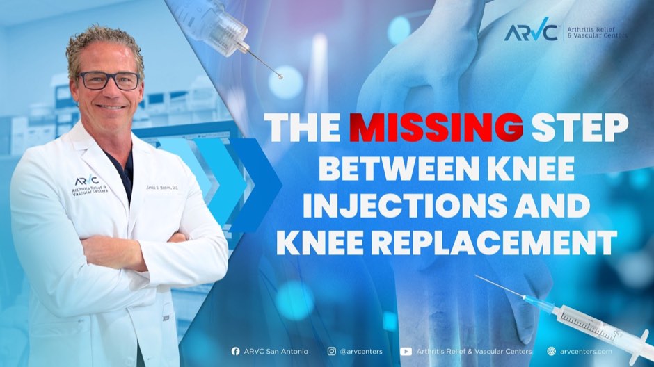 Video: the missing step between knee injections and knee replacement &mdash; genicular artery embolization explained by ARV Centers