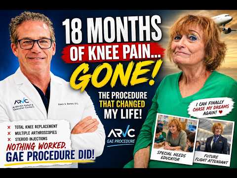 Video: an ARVC patient shares how GAE relieved 18 months of pain after her total knee replacement