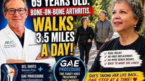 Video: an ARVC patient story about genicular artery embolization